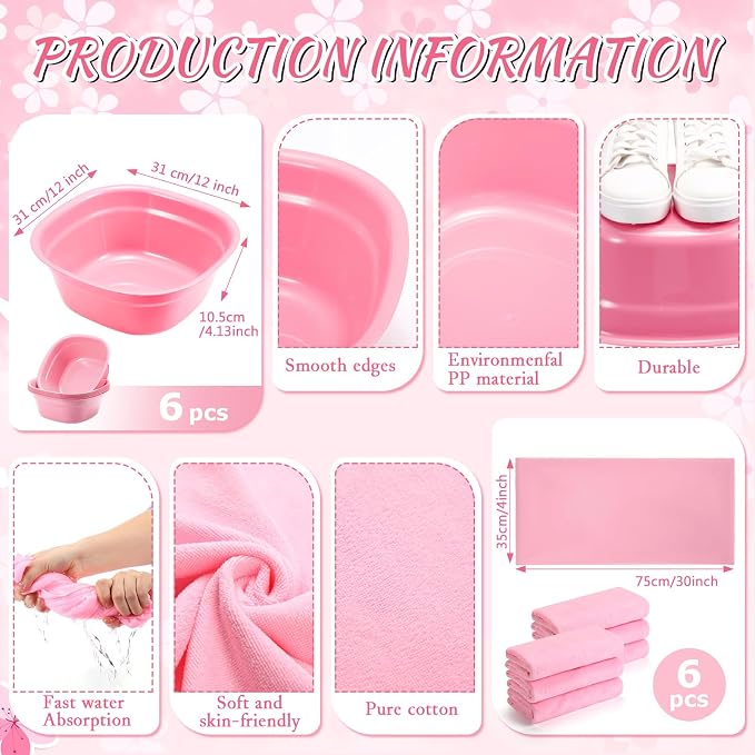 Thiccywoov 54Pcs Kids Foot Spa Party Supplies - Image 2