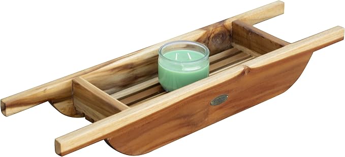 EcoDecors, 29 inch, Bath Tray for Tub, Bath Tub Tray Wood, Bathtub Table - Image 6