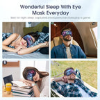2 Pcs Sleep Mask for Kids Boys, Silk Eye Covers for Sleeping, Adjustable Strap - Image 7