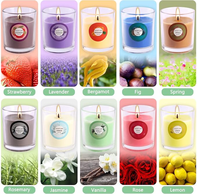 20 Pack Strong Scented Candles Gift Set - Image 2
