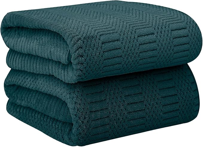 JML Microfier Bath Towels Set of 2, Large Microfier Body Towel by JML