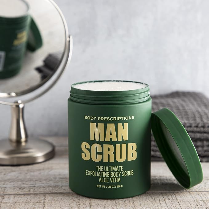Body Prescriptions Men’s Exfoliating Body Scrub – Ultimate Skin Cleansing Wash - Image 4