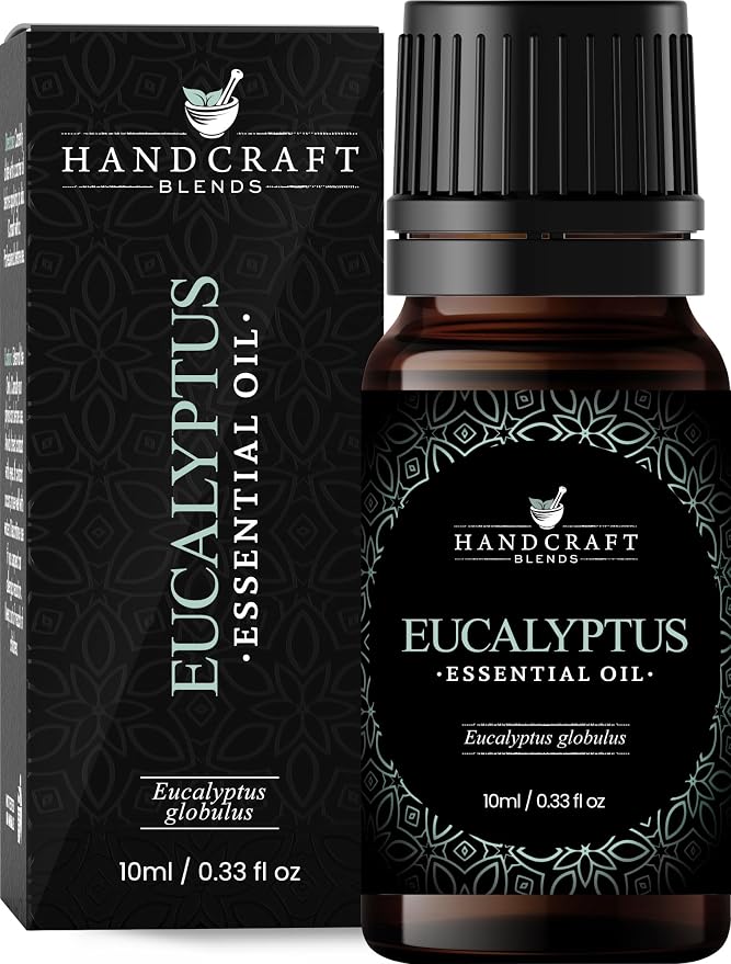 Handcraft Blends Eucalyptus Essential Oil – 0.33 Fl Oz – 100% Pure and Natural by HandcraftBlends