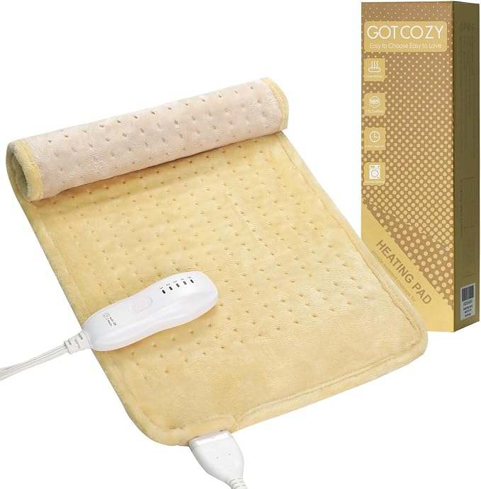 GOTCOZY Heating Pad for Back Pain Relief & Cramps, Electric Heating Pads for by EASYTOCHOOSEEASYTOLOVE