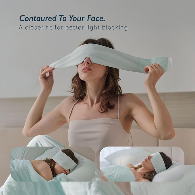 Breescape Cooling Silky Eye Mask, Instant Cool-to-Touch Fabric - Image 5