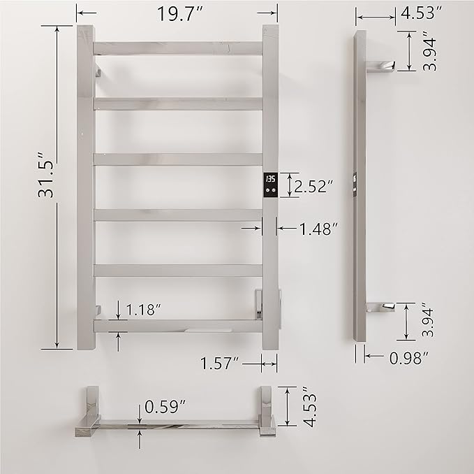 Topdattion Electric Towel Warmer | Super Thin | - Image 4