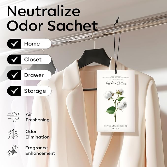 MYARO 12 Packs Scent Sachets for Closet Clothes Storage - Image 2
