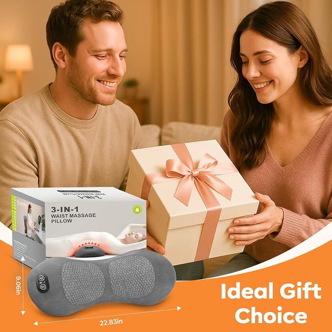 Smooth Triple Fusion 3-in-1 Lumbar Pillow Back Massager - Image 7