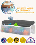 Comfortable Baby Bath Kneeler and Elbow Rest Pad Set – Thick Memory Foam Bath - Image 3