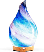 Porseme 280ml Essential Oil Diffuser Glass Color Changing Aroma Air Diffusers by Porseme