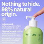 ATTITUDE Body Lotion, EWG Verified, Vegan & Cruelty-Free, Hydrating Moisturizer - Image 3