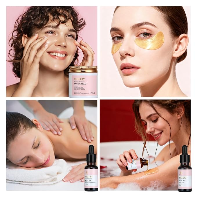 30pcs Mothers Day Gift, Rose Facial Skin Care Set - Image 4