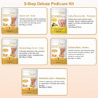 Deluxe Pedicure Kit 5 Step Spa Set – Epsom Salt Soak, Callus Remover Gel - Image 3