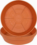 Plant Saucer 6 Inch 4 Pack 6 8 10 12 14 16 18 20 25, Plastic Plant Trays by LWALRS