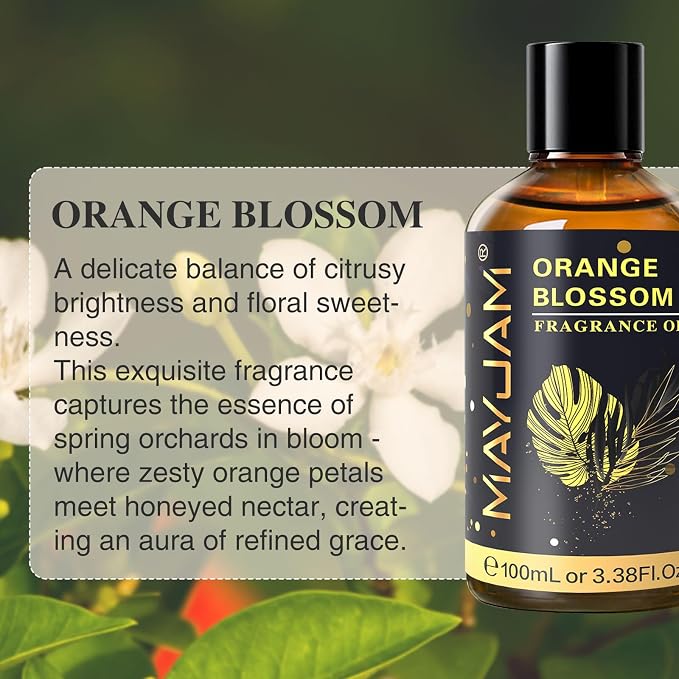 MAYJAM 100ML/3.38FL.OZ Orange Blossom Fragrance Oils - Image 3