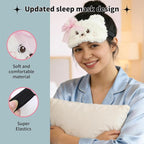 PERFECTSIGHT Sleep Eye Masks, Cute Penguin Plush Sleep Eye Cover Lightweight - Image 5