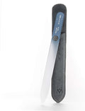 GERMANIKURE Glass Nail File in Suede Sleeve by GERMANIKURE