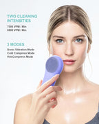 EZBASICS Facial Cleansing Brush face Scrubber Waterproof Face Scrub Brush - Image 3
