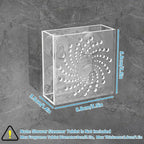 NiHome Acrylic Shower Steamer Tray Clear, Shower Steamer Holder - Image 4