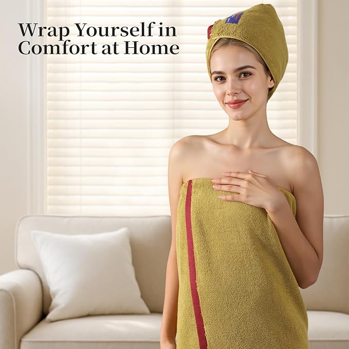 REDKISS 100% Cotton 2 Pack Luxury Bath Towels 27 x 54 Inches, Oversized Bath - Image 4