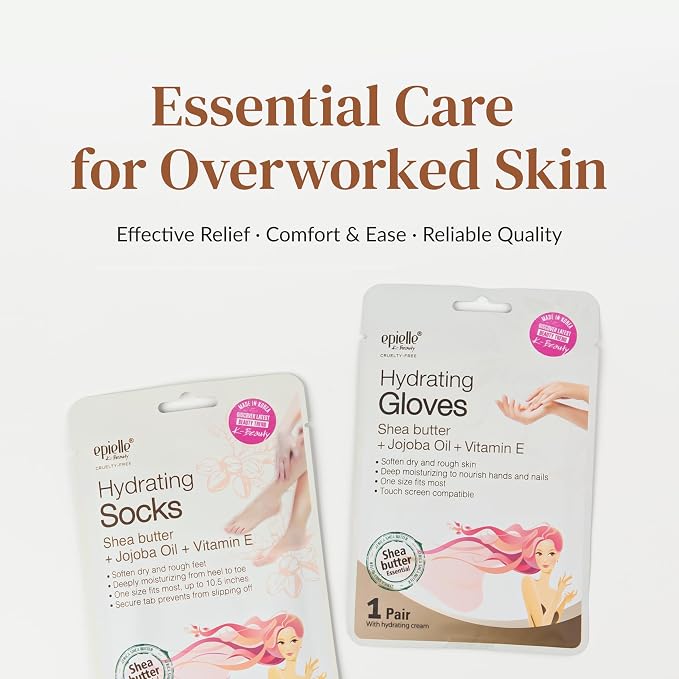 Epielle Hydrating Foot Mask 6 Pairs, Relieve and Soften - Image 7
