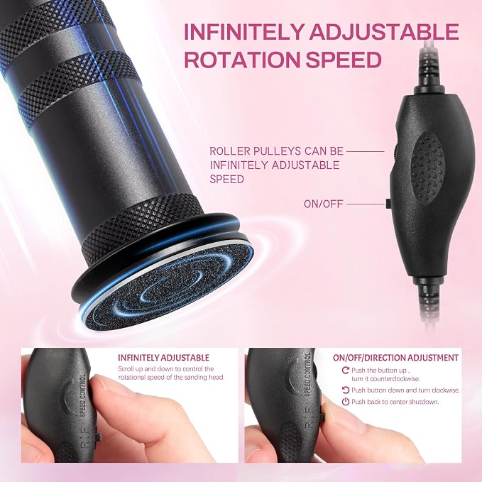 Krofaue Electric Foot Callus Remover - Image 5