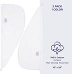 American Soft Linen 100% Cotton Hair Towels - Image 4