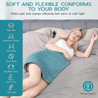 Heating Pad for Period Cramps, Heating Pad for Back/Neck/Shoulder Muscle Pain - Image 7