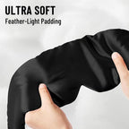 100% Mulberry Silk Sleep Mask, Large Eye Cover - Image 3