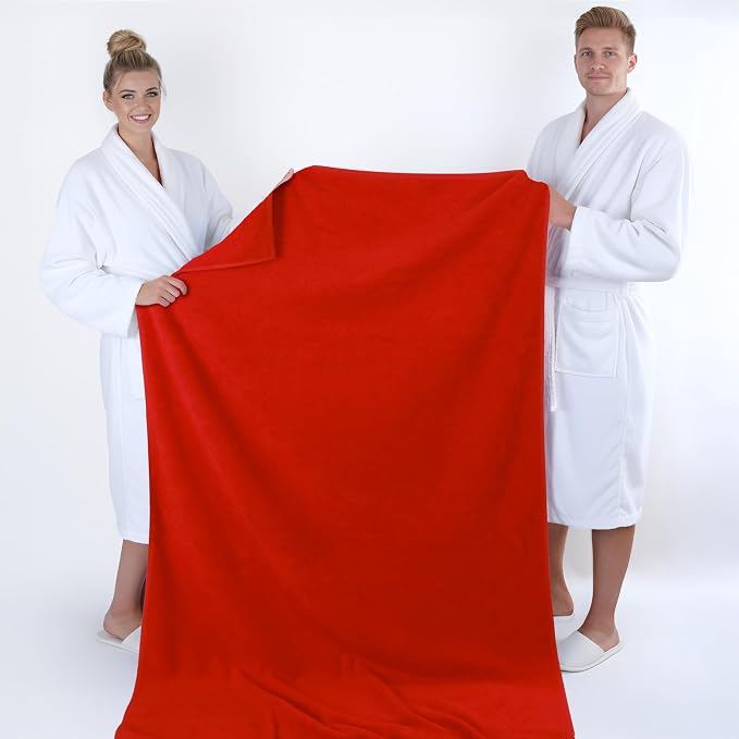 American Soft Linen 100% Cotton 600 GSM Turkish 40x80 Oversized Bath Towel Sheet - Image 5