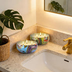 Set of 4 Triple Wick Citronella Candles Perfect - Image 8