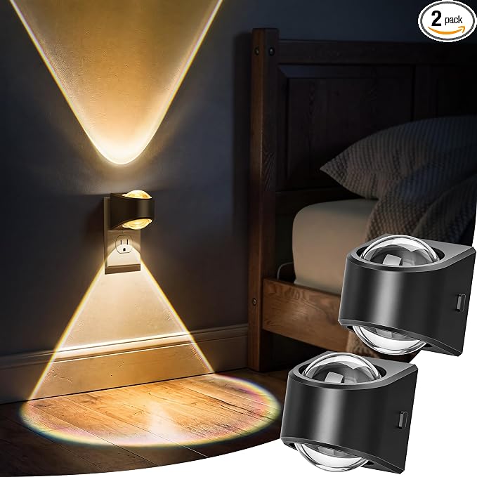 Briignite Projector Night Light, Night Lights Plug into Wall, Soft White by WelcometoBriigniteenjoyyourtimehere