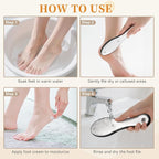 Foot Callus Remover for Feet, Metal Foot File Scraper, Stainless Steel Dual - Image 7