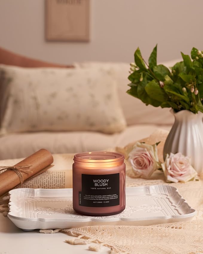 M&SENSE Rose Oud Scented Candles - Image 6