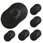 Soft 'N Style 6 Packs Pocket Palm Combs, Shampoo Comb, Massager Hair Brush Comb by Soft+%27N+Style