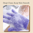 MOLOPPO 2 PCS Exfoliating Glove, Scrub Gloves Exfoliating, Body Exfoliator - Image 4