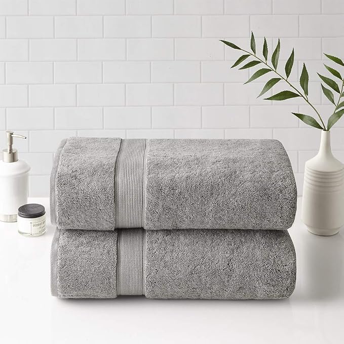 Madison Park 800GSM 100% Cotton Luxurious Bath Towel Set Highly Absorbent by MADISONPARK