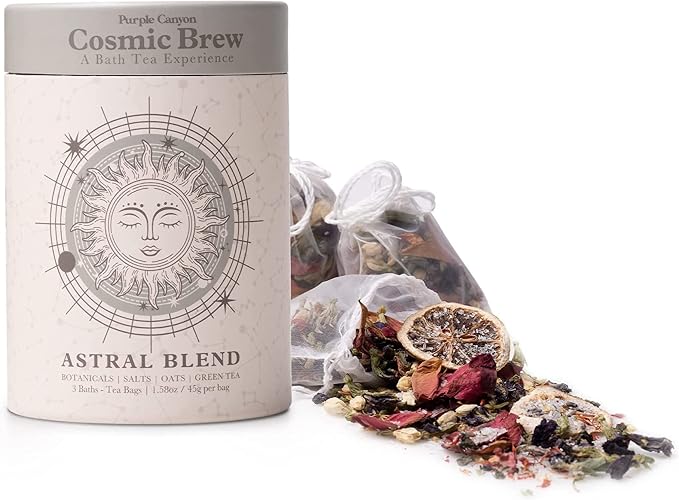 Astral Blend Bath Tea by Purple Canyon | 3 Purifying Bath Soaks by PurpleCanyon