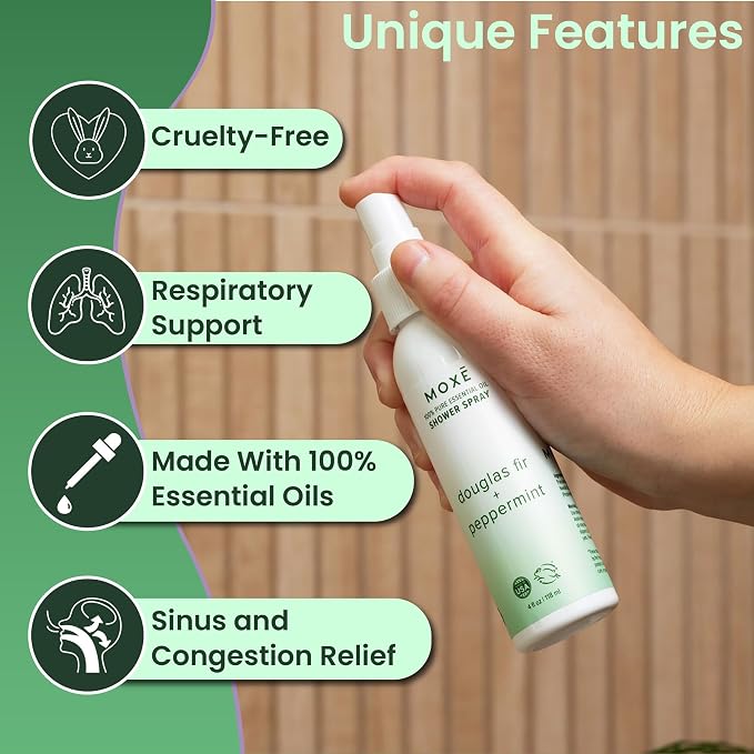 MOXE Aromatherapy Shower Spray - Image 4