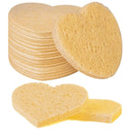 50-Count Facial Sponges Compressed, 100% Natural Cellulose Face Sponge by Mainlyrunmakeupsuppliers