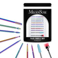 MelodySusie 10pcs Nail Drill Bits Set, 3/32 Inch Diamond Cuticle Bits by MelodySusie
