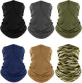 Fuinloth Neck Gaiter, 6 Pack Cooling UV Protection Bandana Face Mask Gator Scarf by fuinloth