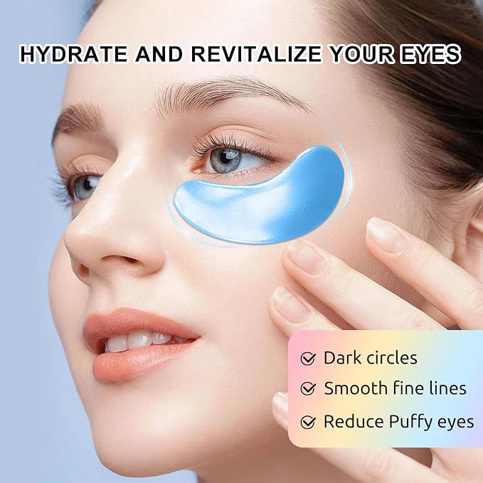 Permotary Under Eye Patches, Collagen Crystal Eye Mask - Image 2