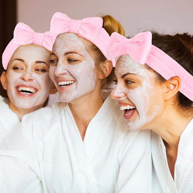 CIEHER 8 Pcs Pink Spa Headbands - Image 6