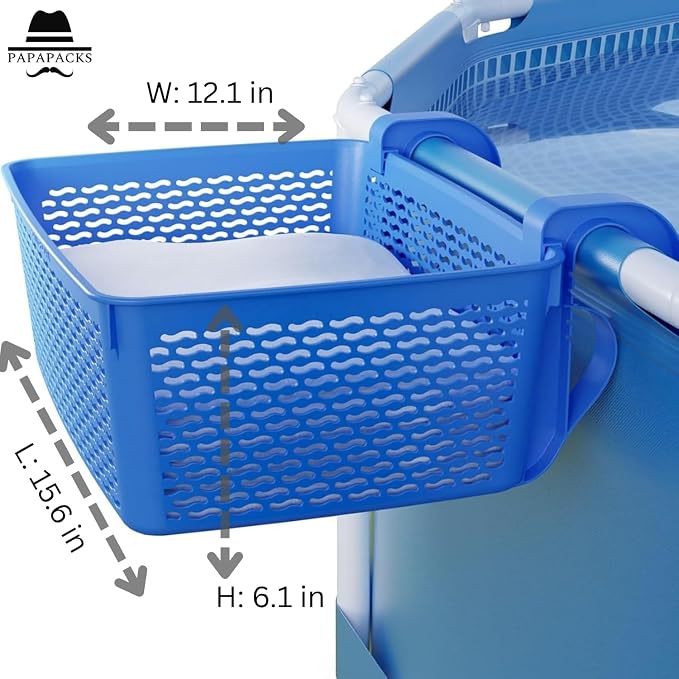 2 Packs XL Poolside Storage Basket - Image 2