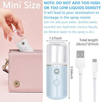 Mudder 4 Pcs Nano Facial Mister Handy Nano Mist Sprayer 30ml Visual Water Tank - Image 5