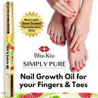 Bliss Kiss | 1 Juicy Raspberry Fragrance | Nail Oil Cuticle Pen w/Vitamin E & - Image 2