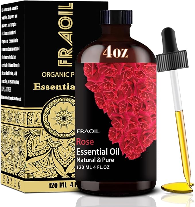 Rose Essential Oil, Rose Oil 4 Fl Oz 120ML by FRAOILESSENTIALOIL