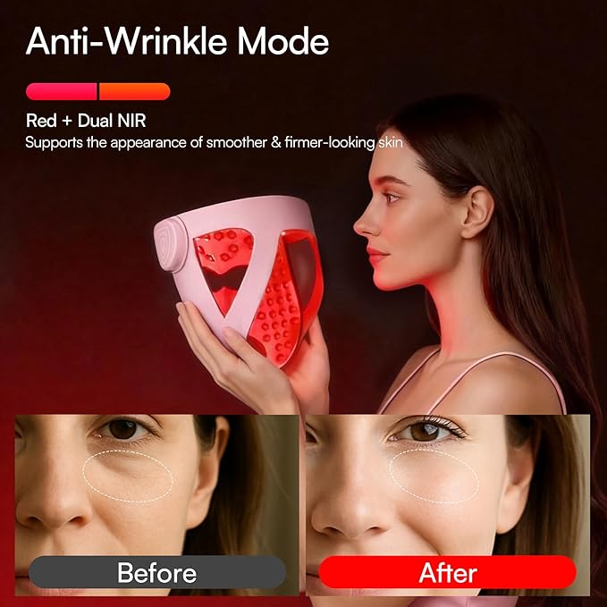 INIA Glow 4D Wireless Red Light Therapy Mask - Image 4