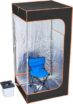Happybuy Portable Steam Sauna Tent Full Size, Visible Window, Home Spa Sauna by Happybuy